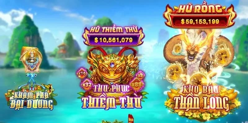 Vua Săn Cá SClub88: Săn 7 ngọc rồng nhận hàng trăm triệu 2 Game bắn cá Vua Săn SClub88