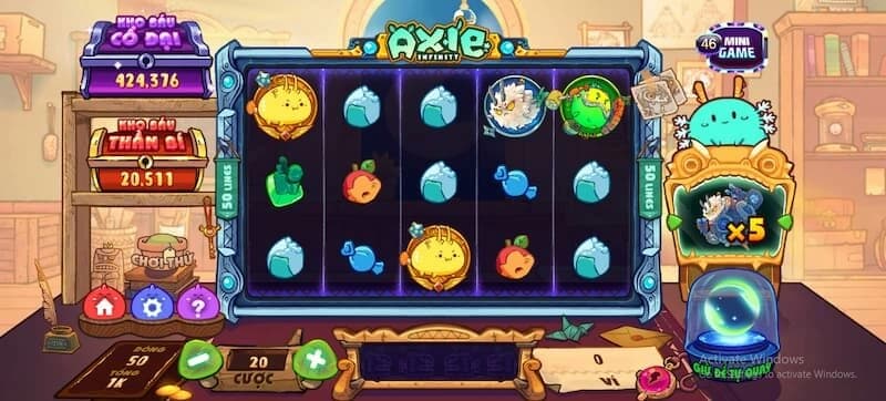 Nổ hũ Axie SClub88: Giàu trong nháy mắt với 50 paylines 2 Nổ hũ Axie tại SClub88