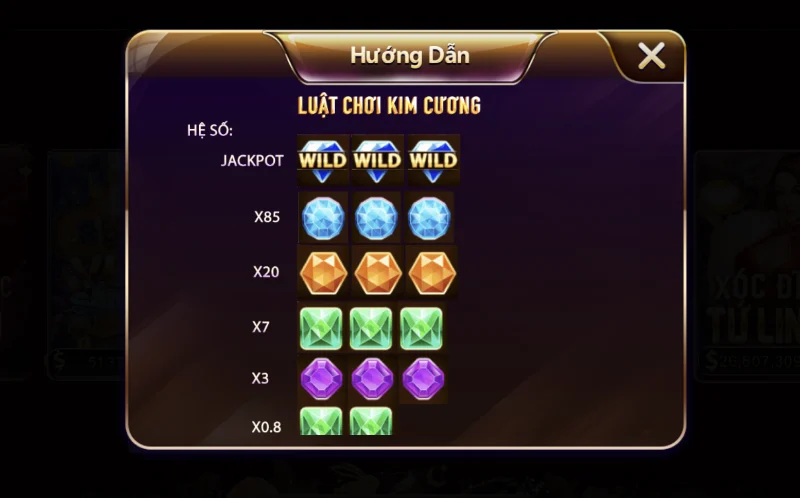 Nổ hũ Kim Cương Sclub88 | Săn Jackpot lấp lánh X5000 cực đã 3 nổ hũ kim cương sclub88